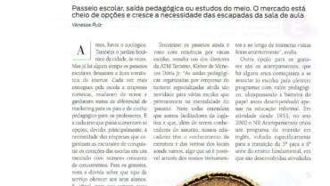 Fora dos muros da Escola